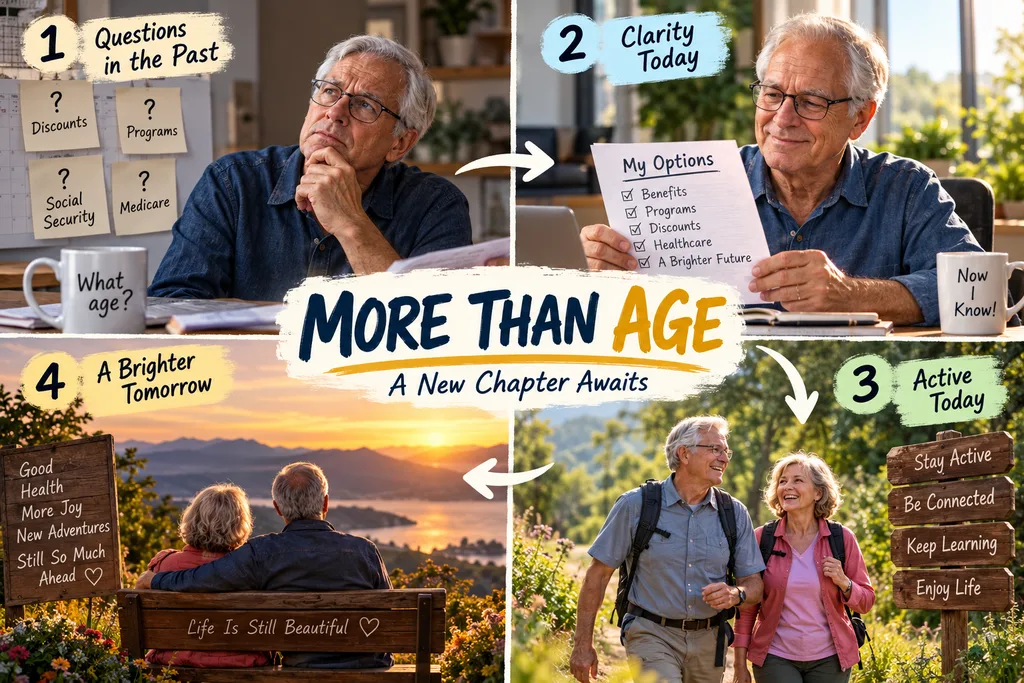 A visual story showing how age for senior citizens can be a starting point for a more active, connected, and fulfilling chapter of life.
