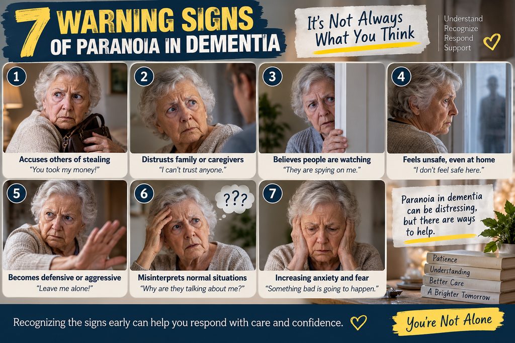 These dementia paranoia symptoms can look like simple suspicion at first—but understanding the signs may help caregivers respond differently.